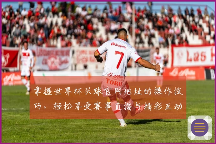 掌握世界杯买球官网地址的操作技巧，轻松享受赛事直播与精彩互动